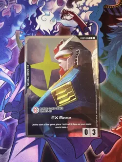 EX Base EXBP-005 Gundam TCG Bandai Card Games Fest 25-26 Stamped Exclusive Promo - Image 1