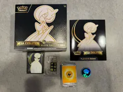 *NO PACKS/CARDS* - Pokemon Center Mega Evolution ETB - Box w/ Accessories ONLY - Image 1