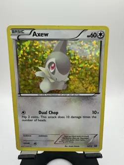 Axew 12/12 Holo 2012 McDonalds Exclusive Promo Pokemon Card TCG - Image 1