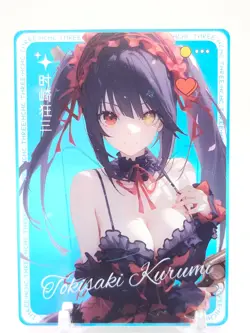 Hmph Hum 3 - Anime Waifu Transparent Trading Card - Tokisaki Kurumi - Image 1