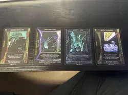 AvP CCG Aliens Predator CCG RARE PROMO Cards Set of 4 - Image 1