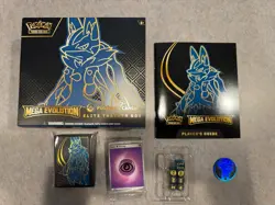 *NO PACKS/CARDS* - Pokemon Center Mega Evolution ETB - Box w/ Accessories ONLY - Image 1