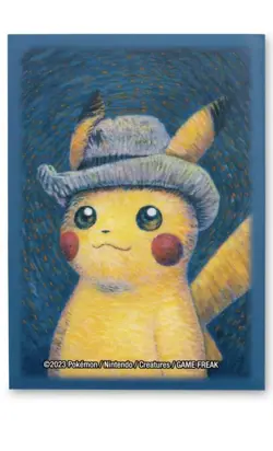 Pokemon Center: Pokemon Center x Van Gogh Museum: Pikachu card sleeves inspired - Image 1