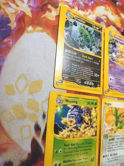 Pokemon TCG E Reader 4 Card Lot Weezing, Alakazam, Flygon, Tyranitar - Image 4