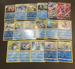 Sobble Drizzile Inteleon V Card Lot 17 Pokemon Cards! Reverse/Holo Promo Shiny! - Image 1