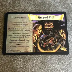 WOTC - Harry Potter - UNUSUAL PETS Holo Foil Promo #4 - TCG Card Game LP - Image 1