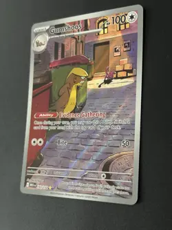 Pokemon TCG Mega Evolutions Gumshoos 153/132 Illustration Rare Card NM - Image 2