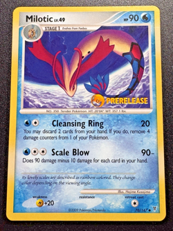 Prerelease Milotic 70/147 Platinum Supreme Victors Pokemon Card Rare Stamped LP - Image 1