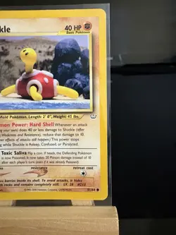 SHUCKLE - 51/64 Neo Revelation - Common Regular Card - Pokemon TCG Card - Image 3