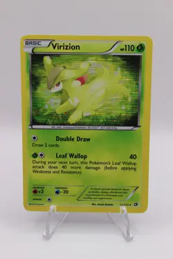 Pokemon Card TCG Virizion B&W Legendary Treasures 15/113 Holo Rare 2013 LP/MP - Image 1