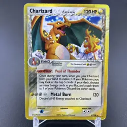 Charizard #4/100 Ex Crystal Guardians - HOLO RARE - Heavy Played Pokemon Card A - Image 1