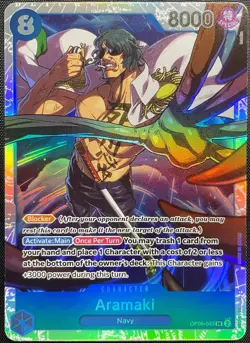 Aramaki OP06-043 SR One Piece Card Game English NM - Image 1