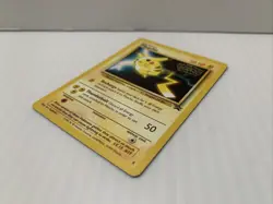 Pikachu Black Star Promo #4 1999 Kids WB The First Movie Pokemon Card Excellent - Image 5