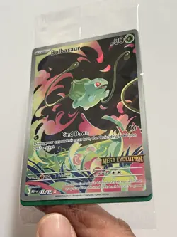 SEALED Pokemon Bulbasaur 133/132 English Mega Evolution Stamped Promo ETB Card - Image 2