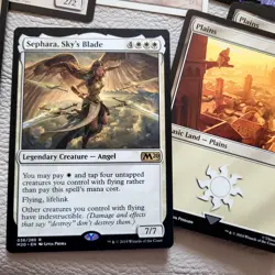 Complete Commander Magic Deck EDH - *Sephara, Sky's Blade ANGELS Pure White 7/7* - Image 1