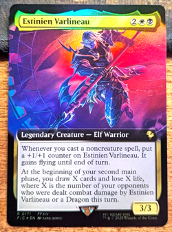 ESTINIEN VARLINEAU Extended Art Foil - Final Fantasy MTG Magic: the Gathering - Image 1