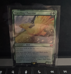 Traveling Chocobo #210 FF MTG Mythic Foil Pet 🐤✨ - Image 1