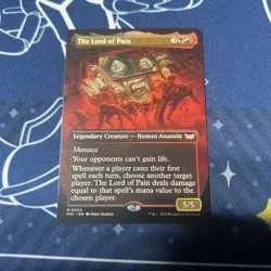 The Lord of Pain (Borderless) Commander: Duskmourn: House of Horror Regular - Image 1