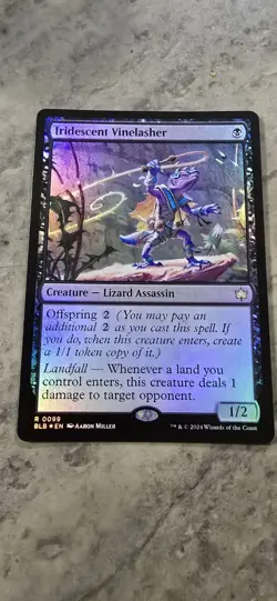 Iridescent Vinelasher Bloomburrow Foil - Image 1