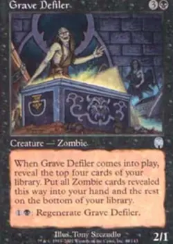 4x Grave Defiler ~ Lightly Played Apocalypse MTG Magic x4 4 UltimateMTG Playset - Image 1