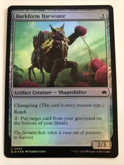 MTG Bloomburrow Barkform Harvester Foil 0243 NM - Image 1