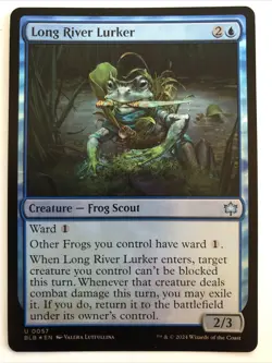 MTG Bloomburrow Long River Lurker Foil 0057 NM - Image 1
