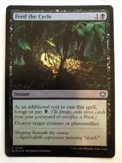 MTG Bloomburrow Feed The Cycle Foil 0094 NM - Image 1