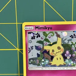Mimikyu Promo SM163 Team Up Blister Pokemon Card Excellent LP Sun & Moon Holo - Image 4
