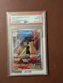 Persian 78/64 Illus. Rare Gem Mint PSA 10 Pokemon SV Shrouded Fable 2024 - Image 1