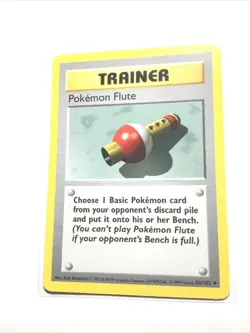 POKEMON FLUTE - 86/102 - Base Set SHADOWLESS - Pokemon Card - LP - Image 1