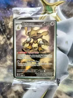 Pokemon TCG Alakazam 009 Mega Evolutions ETB Promo NM Sealed - Image 2