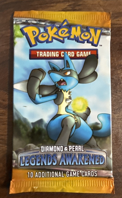 Pokemon Diamond & Pearl Legends Awakened Booster Pack Lucario Art New & Sealed - Image 1