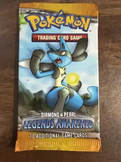 Pokemon Diamond & Pearl Legends Awakened Booster Pack Lucario Art New & Sealed - Image 2