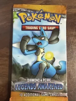 Pokemon Diamond & Pearl Legends Awakened Booster Pack Lucario Art New & Sealed - Image 4