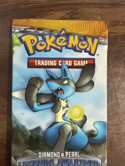 Pokemon Diamond & Pearl Legends Awakened Booster Pack Lucario Art New & Sealed - Image 5