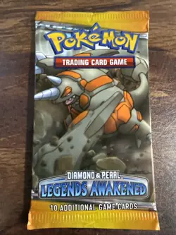 Pokemon Diamond & Pearl Legends Awakened Booster Pack Rhyperior Art New & Sealed - Image 1