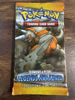 Pokemon Diamond & Pearl Legends Awakened Booster Pack Rhyperior Art New & Sealed - Image 2
