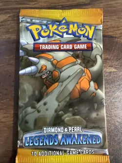 Pokemon Diamond & Pearl Legends Awakened Booster Pack Rhyperior Art New & Sealed - Image 3