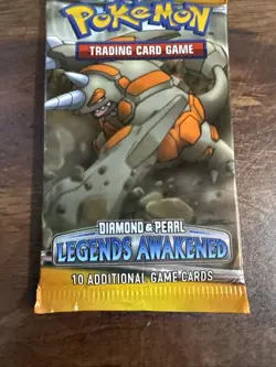 Pokemon Diamond & Pearl Legends Awakened Booster Pack Rhyperior Art New & Sealed - Image 4