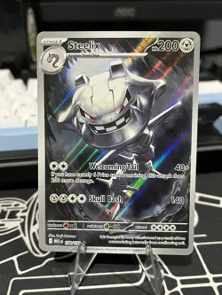 Steelix 150/132 Illustration Rare Pokemon Mega Evolution English NM - Image 1