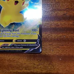 Pokemon TCG Pikachu V Pokemon Oversized Promos SWSH198 Holo Promo - Image 3