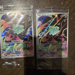 Pokemon Sealed Bulbasaur 133/132 Pokemon TCG Mega Evolution Stamped Promo - Image 1