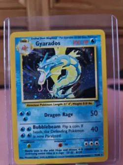 Pokemon TCG Gyarados Base Set 2 7/130 Holo Unlimited Holo Rare - Image 1