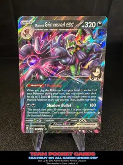 Marnie's Grimmsnarl Ex 136/182, Destined Rivals, Pokemon, NM - Image 1