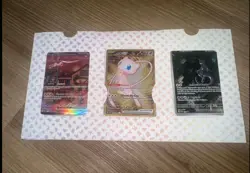 Pokemon TCG 151 UPC Promo Set Mew 053, Mewtwo 052, New Sealed & Metal Mew 205 - Image 1