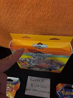 Pokemon TCG Lightning Power Box 4 Pack New Factory Sealed [Box Dent], + Bonus - Image 2