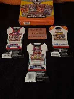 Pokemon TCG Lightning Power Box 4 Pack New Factory Sealed [Box Dent], + Bonus - Image 5
