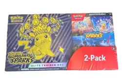 Pokemon Surging Sparks Elite Trainer Box/Booster Bundle Costco 2-Pack - SEALED - Image 1