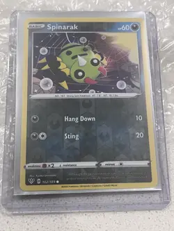 Reverse Holo Spinarak 102/189 Common Darkness Ablaze Pokemon TCG NM/M - Image 1