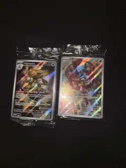 SEALED Alakazam 009 & Riolu 010 Mega Evolution ETB Pokemon Center Promo Set of 2 - Image 1